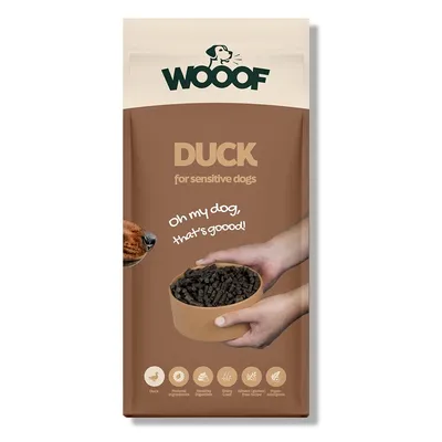 WOOOF Ente - Kaltgepresstes Trockenfutter - Ente