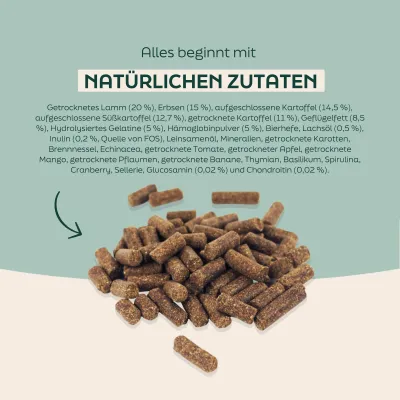 WOOOF Lamm und Kartoffel - Kaltgepresstes Trockenfutter - Lamm, Kartoffel WOOOF Lamm und Kartoffel - Kaltgepresstes Trockenfutter - Lamm, Kartoffel