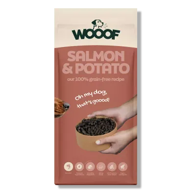 WOOOF Lamm & Kartoffel - Kaltgepresstes Trockenfutter - Lachs, Kartoffel WOOOF Lamm & Kartoffel - Kaltgepresstes Trockenfutter - Lachs, Kartoffel