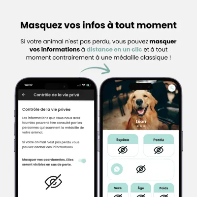 Animoco - Médaille Connectée QR Code Premium