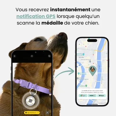 Animoco - Médaille Connectée QR Code Premium