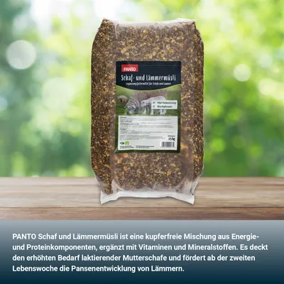 PANTO Schaf- & Lämmermüsli – strukturreiches Ergänzungsfutter
