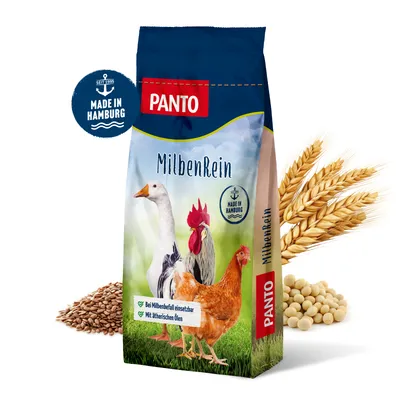 PANTO MilbenRein – Hühner- Geflügelfutter zur natürlichen Milbenreduktion PANTO MilbenRein – Hühner- Geflügelfutter zur natürlichen Milbenreduktion
