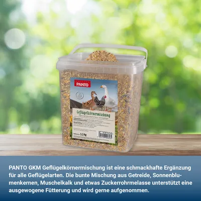 PANTO GKM Geflügelkörnermischung – Geflügelfutter mit Sonnenblumenkernen