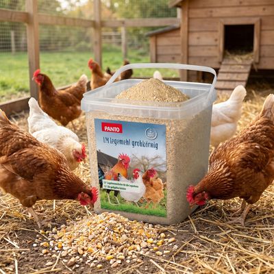 PANTO LM Legemehl – Legehennenfutter als Alternative zu Pellets