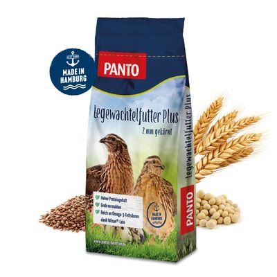 PANTO Legewachtel Plus – Spezialfutter für Legewachteln