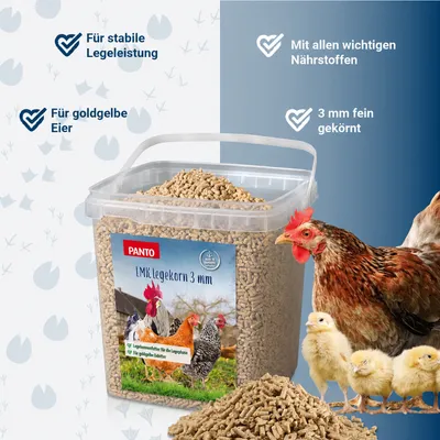 PANTO LMK Legemehlkorn – Legehennenfutter mit Vitaminen & Mineralstoffen