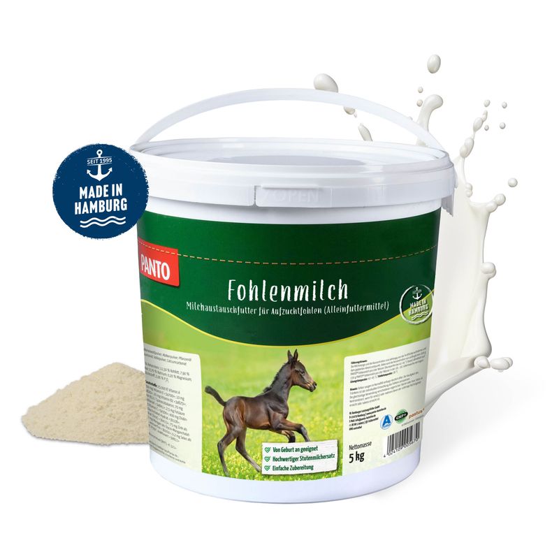 PANTO Fohlenmilch – mit wichtigen Vitamine & Mineralstoffe für Wachstum