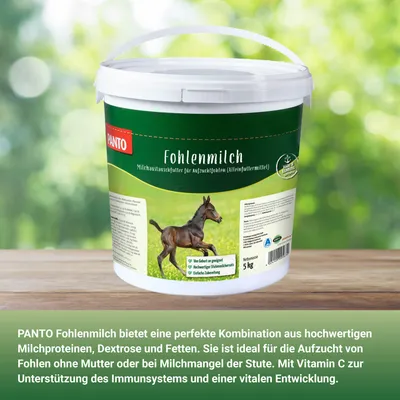 PANTO Fohlenmilch – mit wichtigen Vitamine & Mineralstoffe für Wachstum