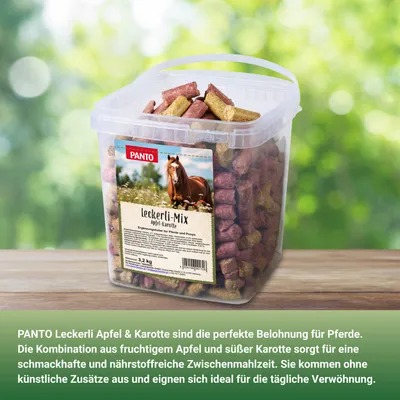 PANTO Leckerli Apfel-Karotte – Pferdeleckerli fruchtige Belohnung