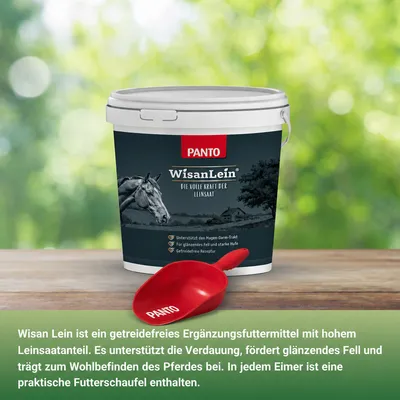 PANTO Wisan Lein Leinsaat für Verdauung & Fell getreidefrei