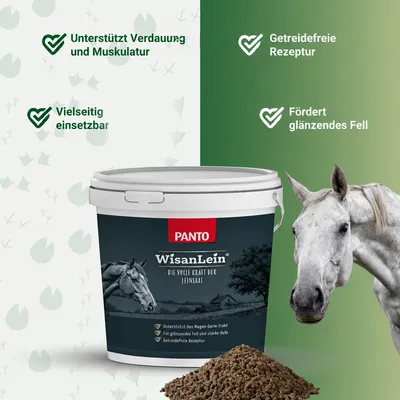 PANTO Wisan Lein Leinsaat für Verdauung & Fell getreidefrei