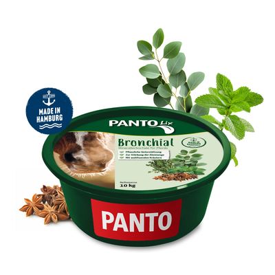 PANTO Lix Bronchial - Wohltuende Kräuterleckschale für Pferde
