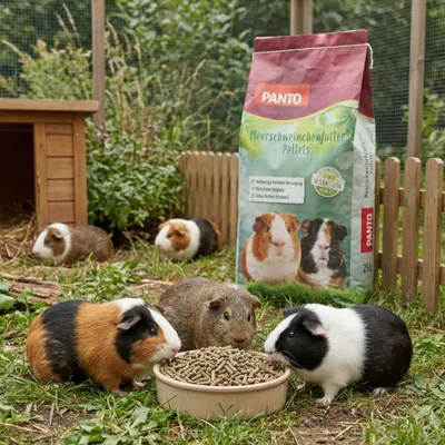 PANTO Meerschweinchenfutter – Nagerfutter Pellets mit Vitamin C