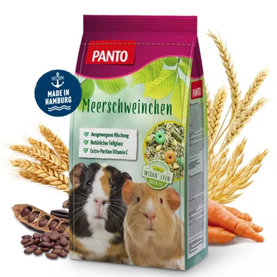 PANTO Meerschweinchenfutter - Nagerfutter mit Möhren & Vitamin C PANTO Meerschweinchenfutter - Nagerfutter mit Möhren & Vitamin C