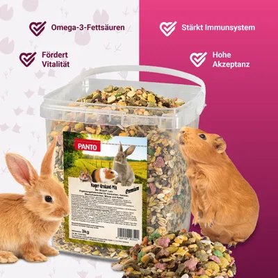 PANTO Nager-Krokant-Mix Premium – bunte Mischung für Nager & Kaninchen
