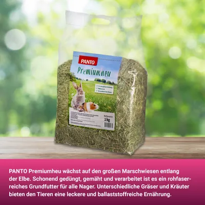PANTO PANTO Premiumheu - Wiesenheu für Kaninchen & Nager