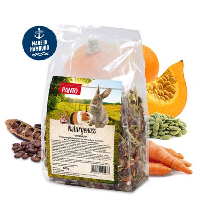 PANTO Naturgenuss getreidefrei - Nagerfutter mit Möhren & Johannisbrot