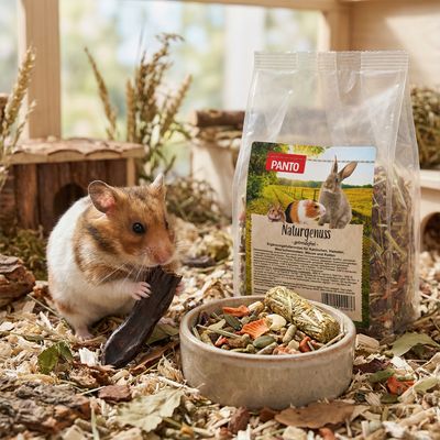 PANTO Naturgenuss getreidefrei - Nagerfutter mit Möhren & Johannisbrot