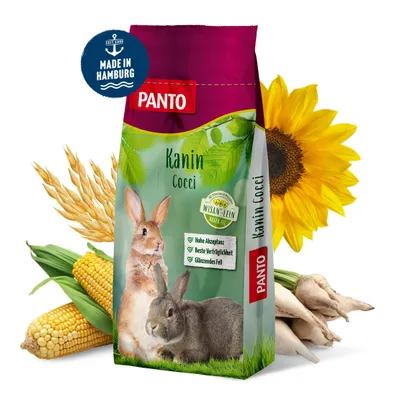 PANTO Kaninchenfutter Cocci – ausgewogenes Futter für Mastkaninchen PANTO Kaninchenfutter Cocci – ausgewogenes Futter für Mastkaninchen