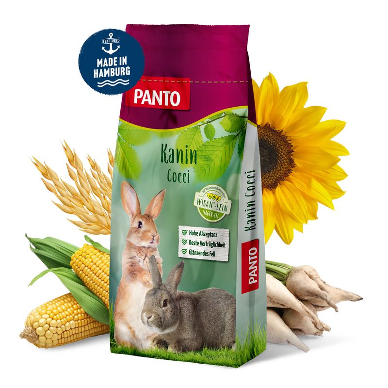 PANTO Kaninchenfutter Cocci – ausgewogenes Futter für Mastkaninchen