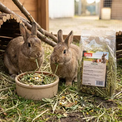 PANTO Kräutermix - Nagerfutter Kräutermischung, Löwenzahn, Minze & Kamille PANTO Kräutermix - Nagerfutter Kräutermischung, Löwenzahn, Minze & Kamille