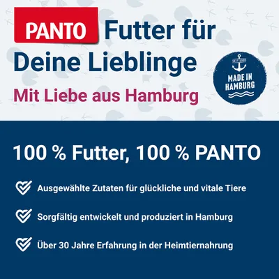 PANTO Meerschweinchenfutter - Nagerfutter mit Möhren & Vitamin C