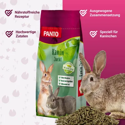 PANTO Kanin Zucht – Kaninchenfutter für Zucht- und Mastkaninchen