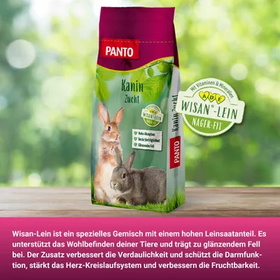 PANTO Kanin Zucht – Kaninchenfutter für Zucht- und Mastkaninchen