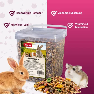 PANTO Nagerfutter Universal – Futter für Nager und Kaninchen