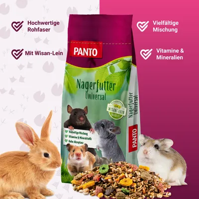 PANTO Nagerfutter Universal – Futter für Nager und Kaninchen