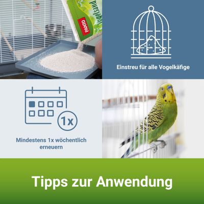 PANTO Vogelsand - Einstreu für Kanarien & Papageien mit Anis & Muschelkalk