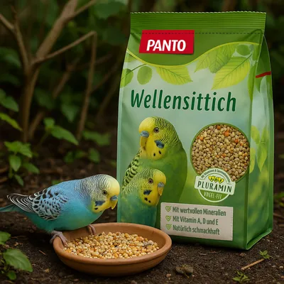 PANTO Wellensittichfutter - ausgewogene Saatenmischung für Wellensittiche PANTO Wellensittichfutter - ausgewogene Saatenmischung für Wellensittiche