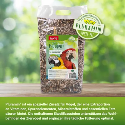 PANTO Papageienfutter - Futter für Papageien mit Nüssen & Kernen PANTO Papageienfutter - Futter für Papageien mit Nüssen & Kernen