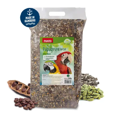 PANTO Papageienfutter Spezial - Futter für Papageien ohne Nüsse mit Kernen PANTO Papageienfutter Spezial - Futter für Papageien ohne Nüsse mit Kernen