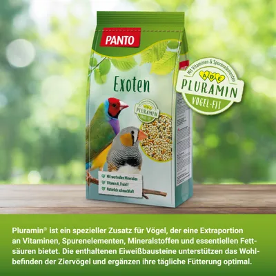 PANTO Exotenfutter - ausgewogene Vielfalt, Körnerfutter für Exoten