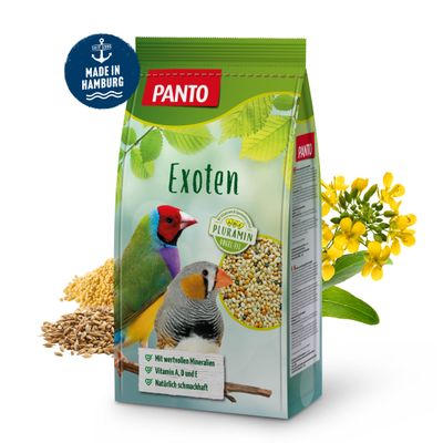PANTO Exotenfutter - ausgewogene Vielfalt, Körnerfutter für Exoten