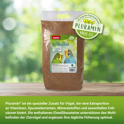 PANTO Wellensittichfutter - ausgewogene Saatenmischung für Wellensittiche PANTO Wellensittichfutter - ausgewogene Saatenmischung für Wellensittiche