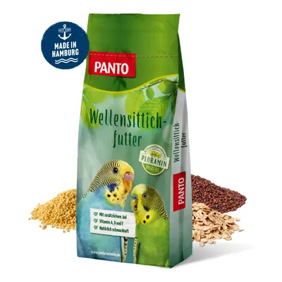 PANTO Wellensittichfutter - ausgewogene Saatenmischung für Wellensittiche PANTO Wellensittichfutter - ausgewogene Saatenmischung für Wellensittiche