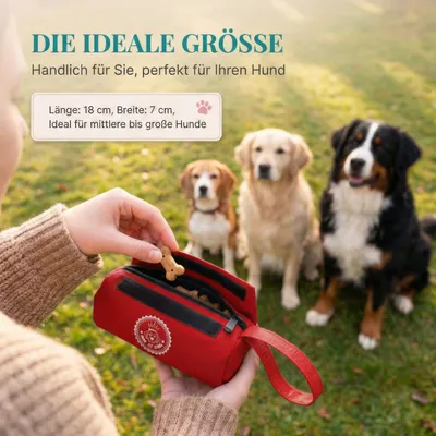 HUND IST KÖNIG Futterdummy für Hunde, Apportierbeutel Dummy Hundetraining