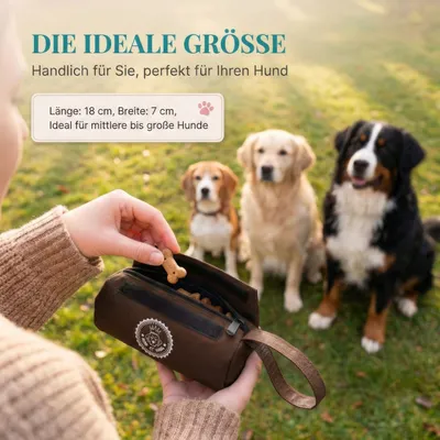 HUND IST KÖNIG Futterdummy für Hunde, Apportierbeutel Dummy Hundetraining