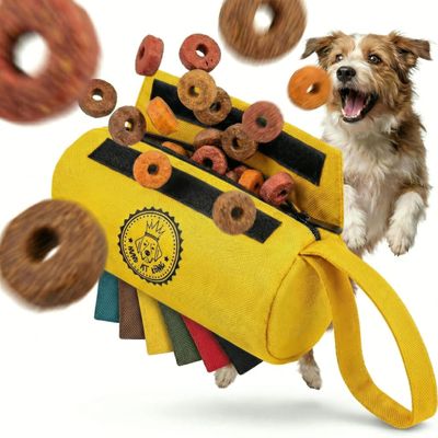 HUND IST KÖNIG Futterdummy für Hunde, Apportierbeutel Dummy Hundetraining