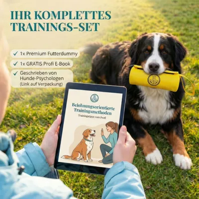 HUND IST KÖNIG Futterdummy für Hunde, Apportierbeutel Dummy Hundetraining