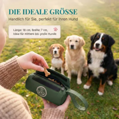 HUND IST KÖNIG Futterdummy für Hunde, Apportierbeutel Dummy Hundetraining