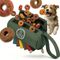 HUND IST KÖNIG Futterdummy für Hunde, Apportierbeutel Dummy Hundetraining Grün