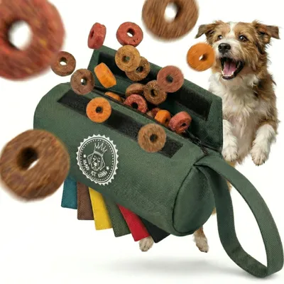 HUND IST KÖNIG Futterdummy für Hunde, Apportierbeutel Dummy Hundetraining