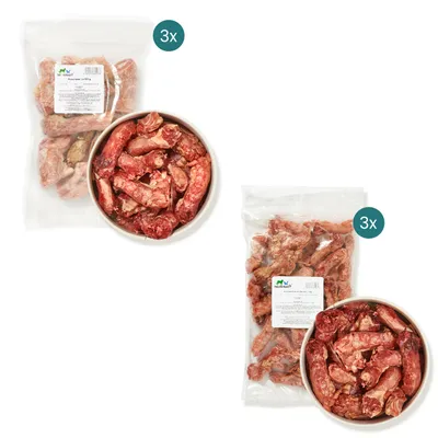 Haustierkost Geflügel Paket Hund Frostfutter