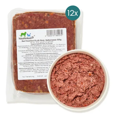 Haustierkost BARF KP Rind Frostfutter