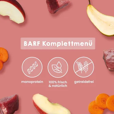 Haustierkost BARF Komfort PLUS Rind - Hunde Frostfutter Haustierkost BARF Komfort PLUS Rind - Hunde Frostfutter