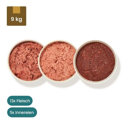 Haustierkost Hund Welpe Frostfutter Menü